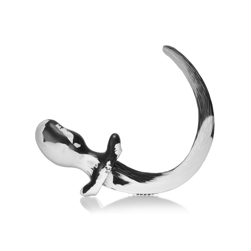 Oxballs Plug Queue Puppy Tail Beagle 9.5 x 5 cm Blanc